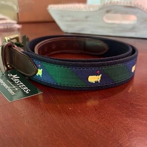 NWT - Masters green/navy belt